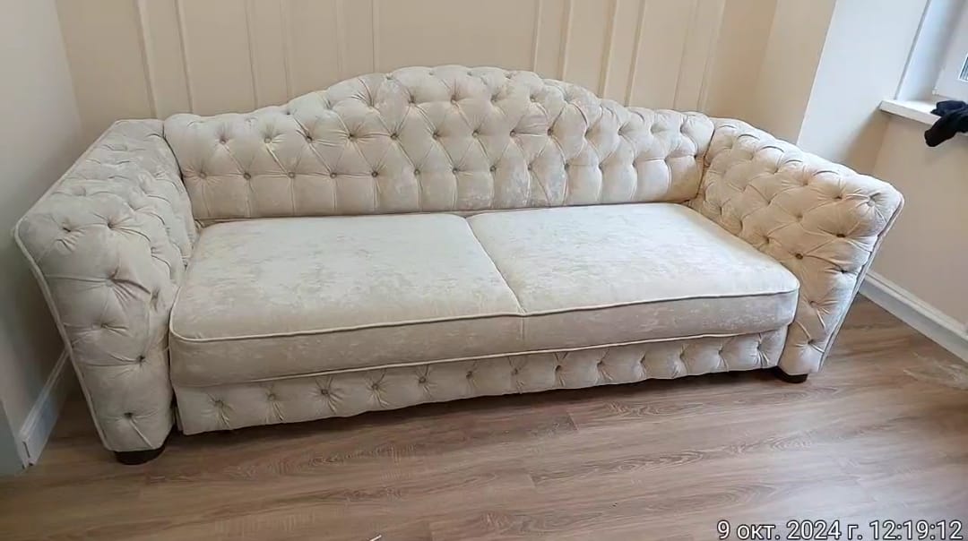 Замена обивки дивана на дому. Бибирево